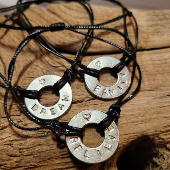 Custom Bracelet Adjustable, word personalized - Picture 10 of 15